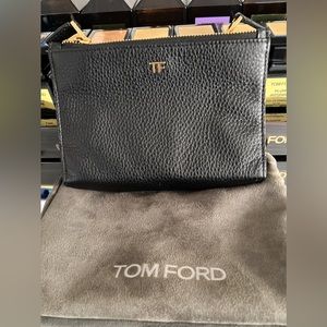 TOM FORD LEATHER WALLET OR MAKEUP BAG